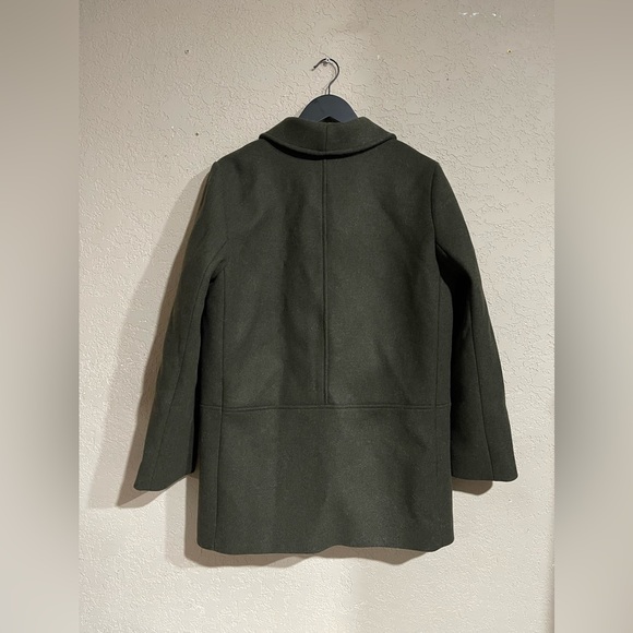 Sezane | NWOT! James Double Breasted Wool Coat In Khaki Size: 8 - Picture 6 of 7